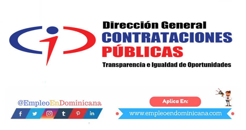 vacantes de empleos disponibles en Compra y Contrataciones aplica ahora a la vacante de empleo en República Dominicana